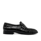 York Ruched Leather Loafers