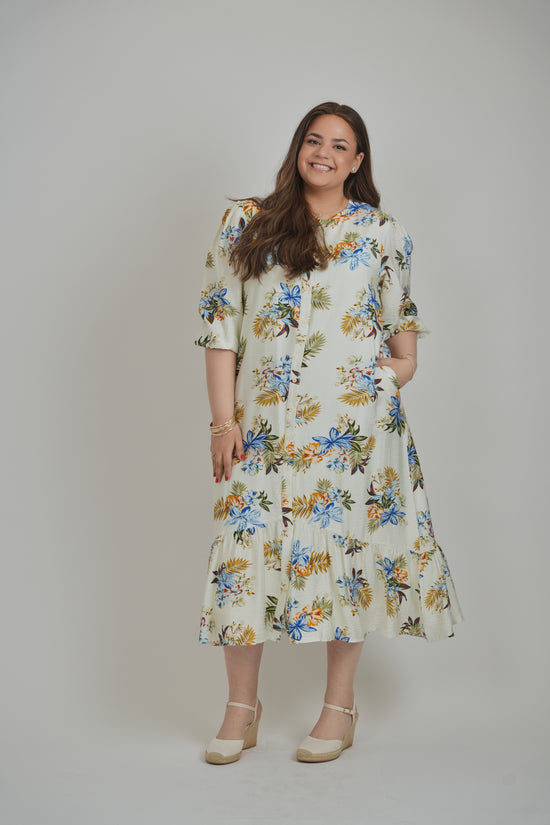 HAILEY DRESS (BLUE LILY)