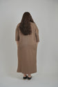 MAXI T-SHIRT DRESS (TAUPE)