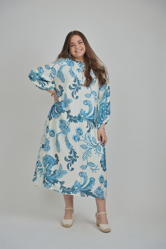 LIORA DRESS (AZURE BLOOM)