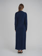 SIDE CINCH DRESS (NAVY)
