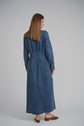 WAISTED DENIM DRESS