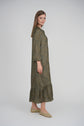 HAILEY DRESS (OLIVE/NAVY)
