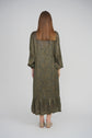 HAILEY DRESS (OLIVE/NAVY)
