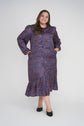 HAILEY DRESS (NAVY/RUST)