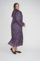 HAILEY DRESS (NAVY/RUST)