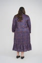 HAILEY DRESS (NAVY/RUST)