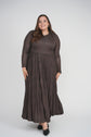 RACHEL DRESS (BROWN)