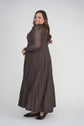 RACHEL DRESS (BROWN)