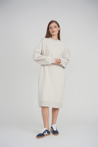 OVERSIZED SWEATSHIRT DRESS