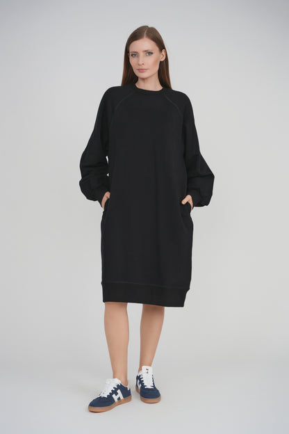 OVERSIZED SWEATSHIRT DRESS