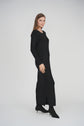 SWEATER MAXI DRESS (BLACK)