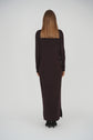 SWEATER MAXI DRESS (BROWN)