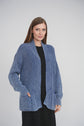 ACID WASH CARDIGAN (ACID BLUE)