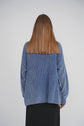 ACID WASH CARDIGAN (ACID BLUE)
