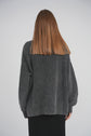 ACID WASH CARDIGAN (ACID BLACK)