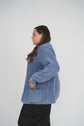 ACID WASH CARDIGAN (ACID BLUE)