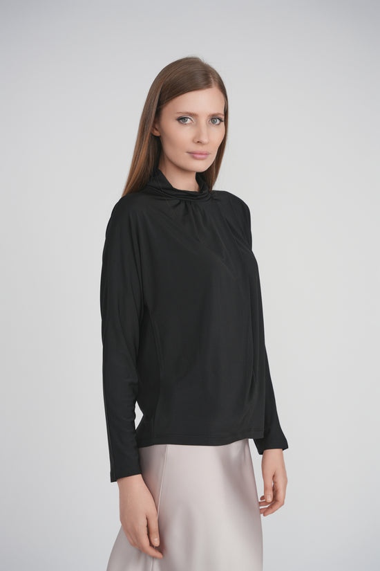 PLEAT TOP (BLACK)