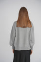 BUBBLE SLEEVE SWEATER (GREY)