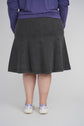 PANEL DENIM SKIRT (BLACK DENIM)