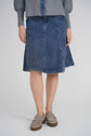 PANEL DENIM SKIRT (BLUE DENIM)