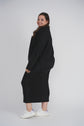 RIBBED 2 PCS. SET (BLACK)