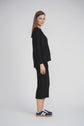 RIBBED 2 PCS. SET (BLACK)