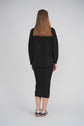 RIBBED 2 PCS. SET (BLACK)