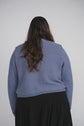 KNIT CARDIGAN (PERIWINKLE)
