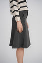 PANEL DENIM SKIRT (BLACK DENIM)