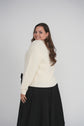 BOW CARDIGAN (IVORY)