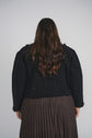 FRINGE TRIM JACKET (BLACK)