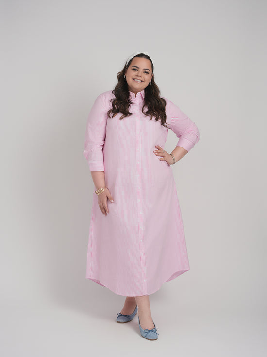 DANIELLA DRESS (PINK STRIPE)