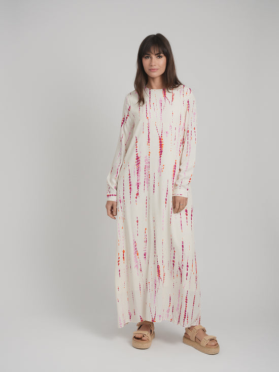 CAMILLA DRESS (PINK TIE DYE)