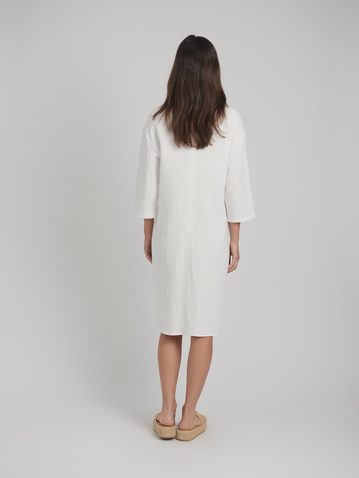GAUZE DRESS (WHITE) – mayasplaceny.com GAUZE DRESS (WHITE) – mayasplaceny.com