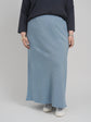 CHAMBRAY SLIP SKIRT
