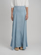 PANEL DENIM MAXI SKIRT