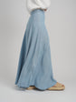 PANEL DENIM MAXI SKIRT
