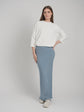 CHAMBRAY SLIP SKIRT
