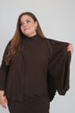 DUO DRESS (DARK BROWN)