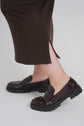 DUO DRESS (DARK BROWN)