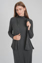 DUO DRESS (CHARCOAL)