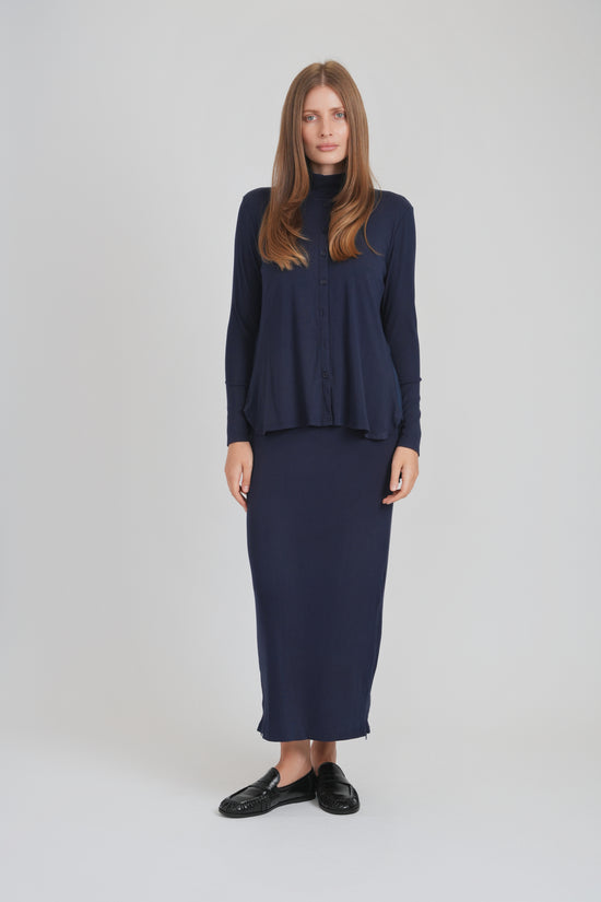 DUO DRESS (DARK NAVY)