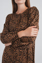 HAILEY DRESS (BROWN LEOPARD)