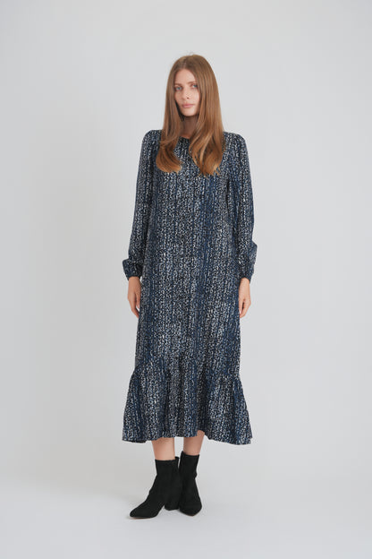 HAILEY DRESS (NAVY SPECK)