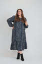 HAILEY DRESS (NAVY SPECK)