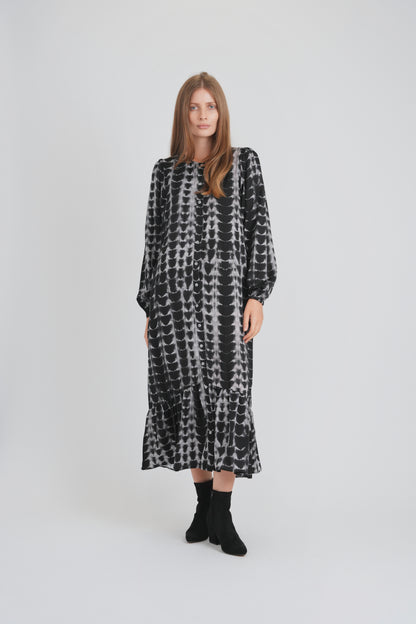 HAILEY DRESS (MIDNIGHT WASH)