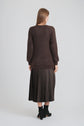 CAMILLE DRESS (BROWN)