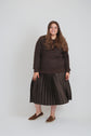 CAMILLE DRESS (BROWN)