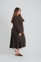 CAMILLE DRESS (BROWN)